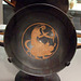 Kylix with a Satyr on a Wineskin by Epiktetos in the Boston Museum of Fine Arts, June 2010