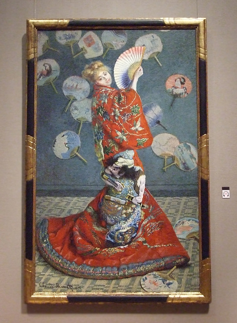 La Japonaise by Monet in the Boston Museum of Fine Arts, July 2011