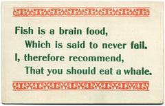 Fish Is a Brain Food, Which Is Said to Never Fail