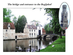 Bridge to the Begijnhof Bruges   11.6.2005