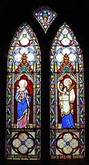 Stained Glass, Bluntisham Church, Cambridgeshire