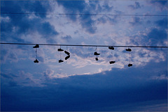 Shoes. In the Sky.