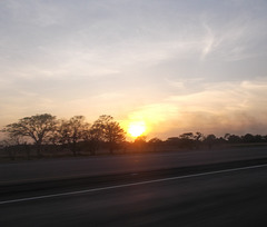 Coucher de soleil panaméen / Panamanian sunset.
