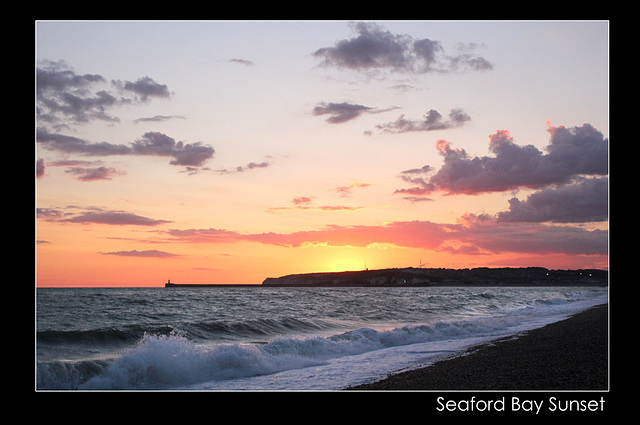 Seaford Bay sunset - 23.8.2014