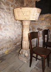 Font, Chapel at Lotherton Hall, Aberford, West Yorkshire