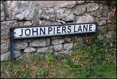 John Piers Lane sign