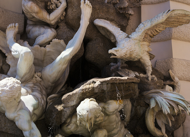 Sculpture at the Hofburg Palace