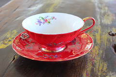 Scarlet Tea Cup
