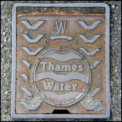 Thames Water iron cover
