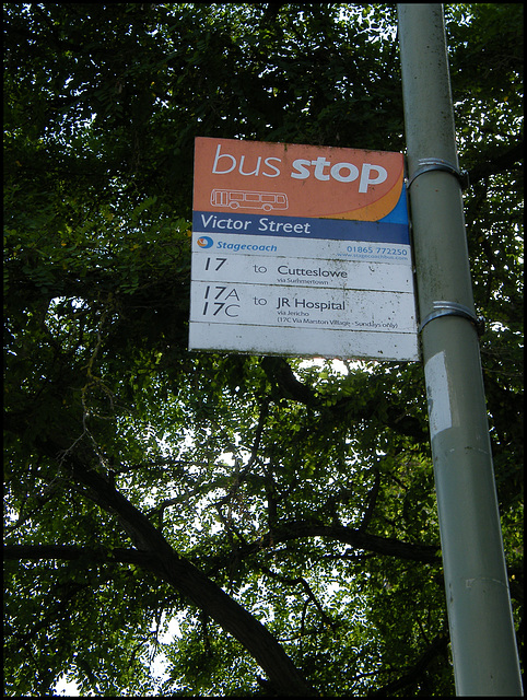 Victor Street bus stop