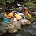 *les cinq jardiniers du Ginkaku-ji, île, racines