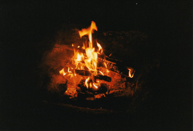 Campfire, McLain State Park