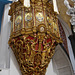 ornate pulpit with an eye