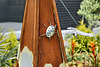 Metallic Lady Bug –  Le jardin de verre et de métal, Botanical Garden, Montréal, Québec
