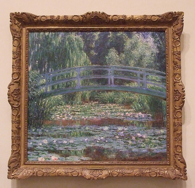 Japanese Footbridge and Water Lily Pool, Giverny by Monet in the Philadelphia Museum of Art, January 2012