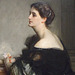 Detail of the Portrait of Lady Eden by Sargent in the Philadelphia Museum of Art, August 2009