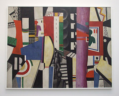 The City by Leger in the Philadelphia Museum of Art, August 2009