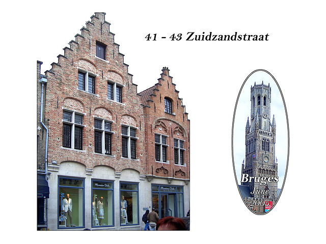41-43 Zuidzandstraat Bruges 11.6.2005