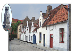 A street in Bruges 11.6.2005