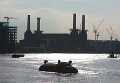 HippopoThames with Battersea Power Station