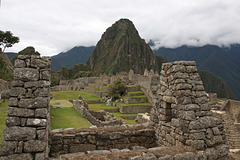 Horizontal shot of Machu Picchu