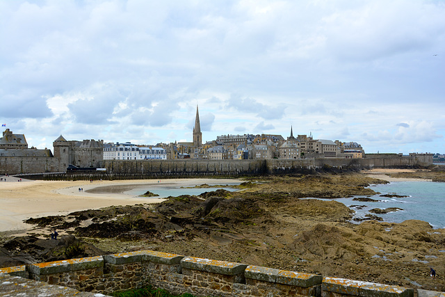 Saint-Malo 2014 – View of Saint-Malo from Fort National