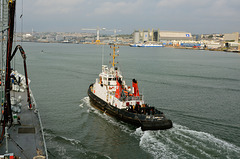 Approaching Devonport Dockyard