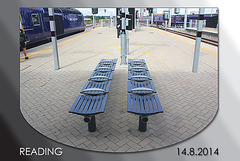 Reading Station benches - 14.8.2014