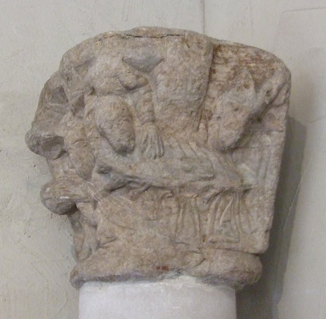 Corner Capital with the Dream of the Magi in the Cloisters, October 2010