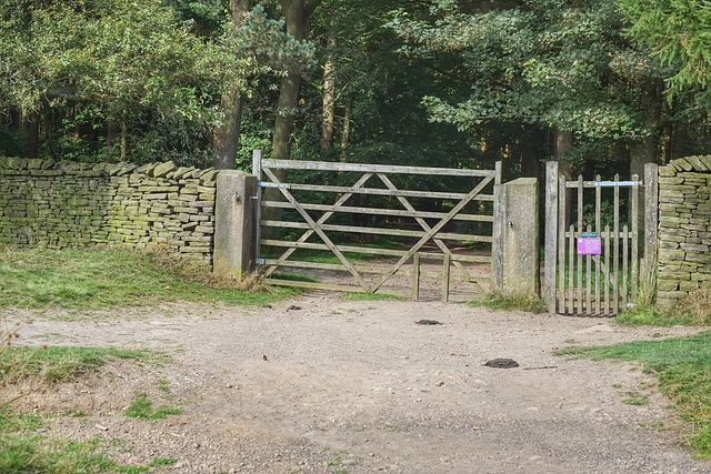 Gate to the Moorland at Lyme Park