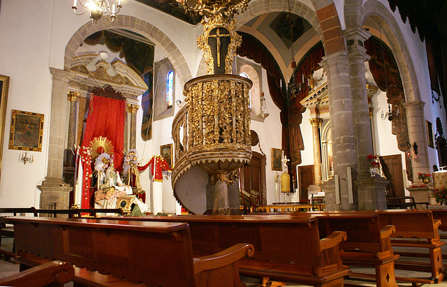 Santa Cruz de La Palma, Kirche El Salvador 2. ©UdoSm