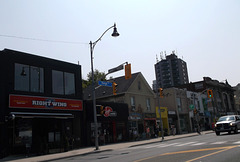 The right wing on Yonge street .....