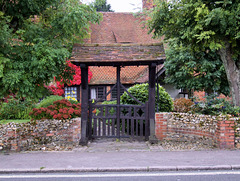 Gate to the Weybourne Lane cottages
