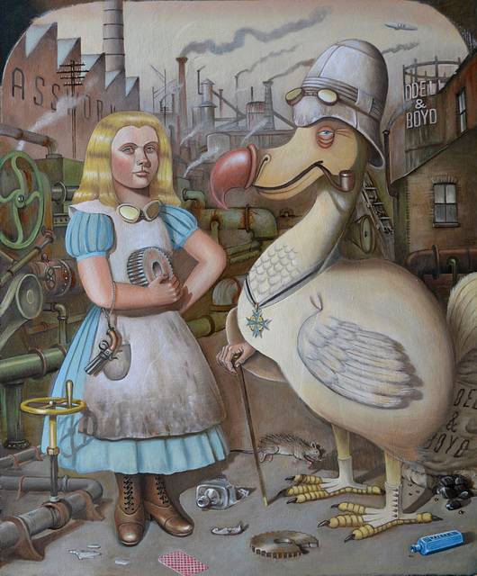 Liddell & Boyd (Alice in the looking glass works) by Karl Beutel 2011