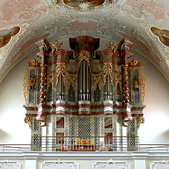 Organ at the church of Furth Im Wald
