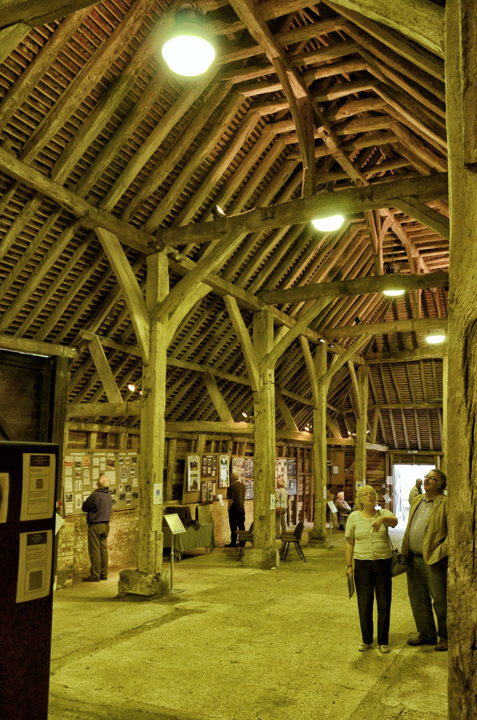 The Great Barn, Wanborough - interior
