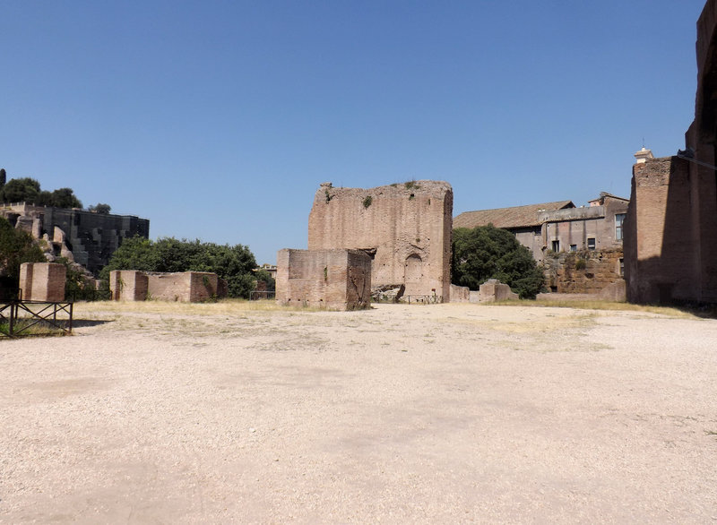 The Interior of the Basilica of Constantine in the Forum Romanum, July 2012