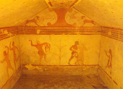 The Tomb of the Bacchantes in Tarquinia, June 2012