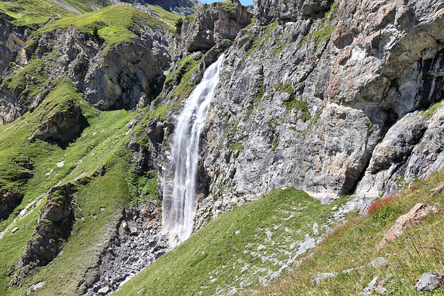 Wasserfall unterhalb der Sesvennahütte