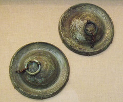 Two Bronze Cymbals with an Inscription in the British Museum, April 2013
