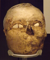 Plastered Skull from Jericho in the British Museum, May 2014