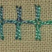 #128 - Interlaced Up-and-Down Buttonhole stitch