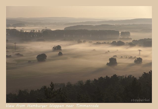 View from Hamburger Wappen near Timmenrode/Harz