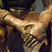 Detail of the Hands of the Boxer in the Palazzo Massimo in Rome, July 2012
