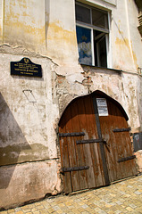 Sloping Wall With Door at Znojmo (Czech Republic)