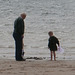 Grand-dad to the rescue of the castle from the tide