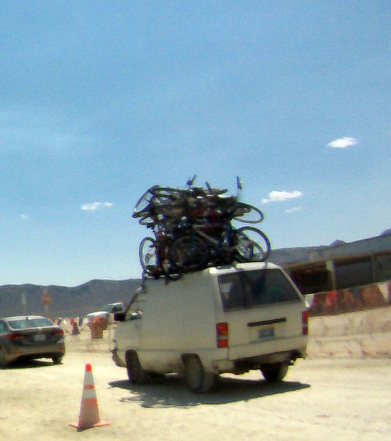 Bikes On Gate Road (0870)