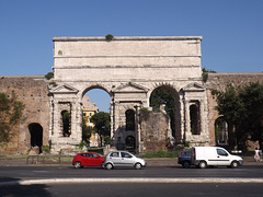 The Porta Maggiore and the Tomb of Eurysaces in Rome, June 2012