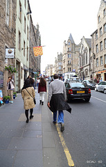 The Royal Mile, Edinburgh with Festival crowds