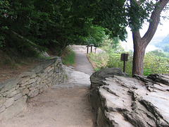 The Path from Jefferson Rock Back Down to Harpers Ferry, West Virginia